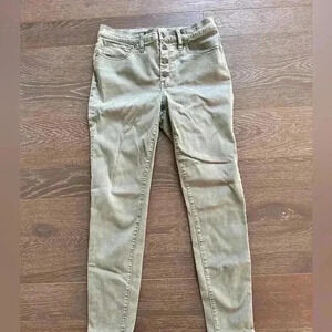 Madewell Green 9” High Rise Skinny Jeans 29